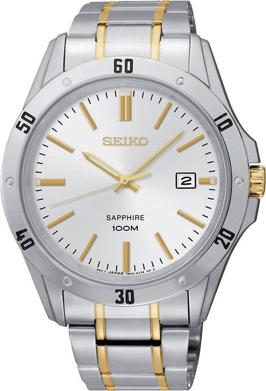 Seiko Dress  Silver Dial 41 mm Quartz Watch For Men - 1