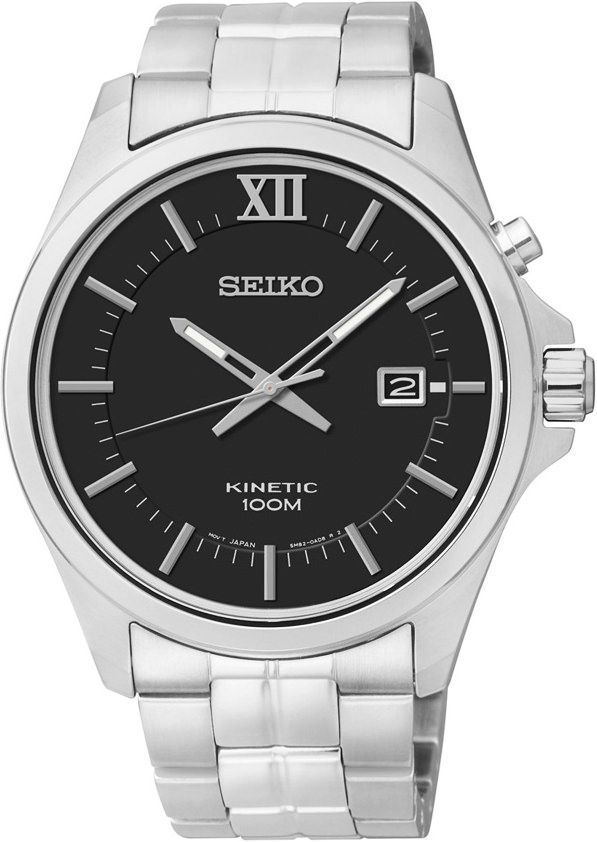 Seiko Dress  Black Dial 41 mm Quartz Watch For Men - 1