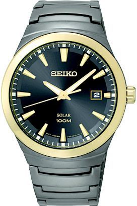 Seiko Dress  Black Dial 39 mm Quartz Watch For Women - 1