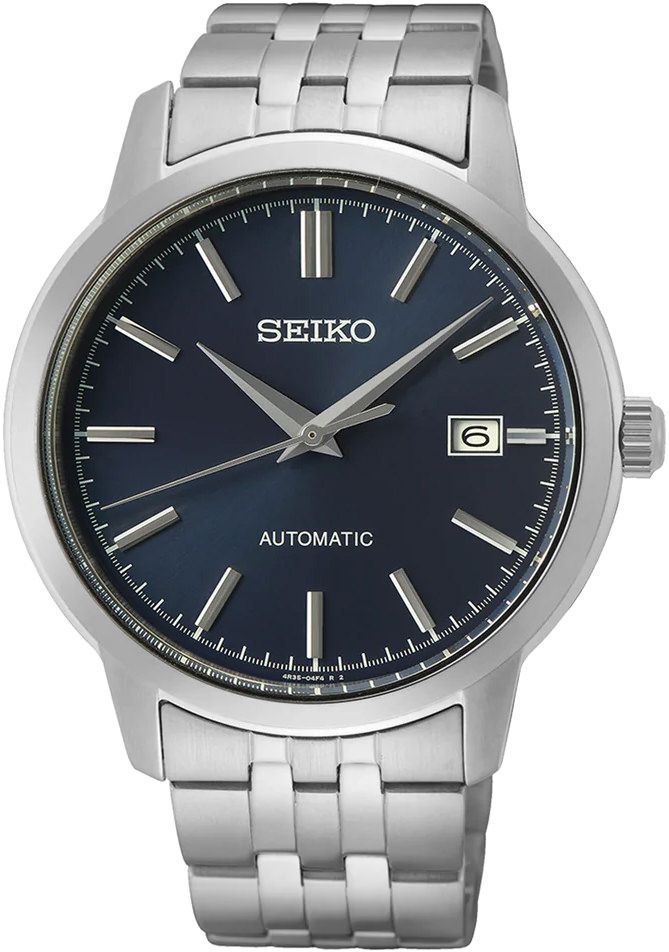 Seiko Dress  Blue Dial 41.2 mm Automatic Watch For Men - 1