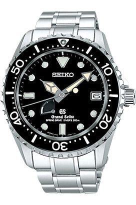 Seiko Grand  Black Dial 44 mm Automatic Watch For Men - 1