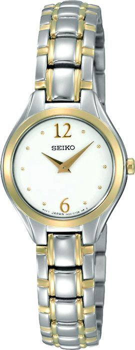 Seiko Dress  White Dial 22 mm Quartz Watch For Women - 1