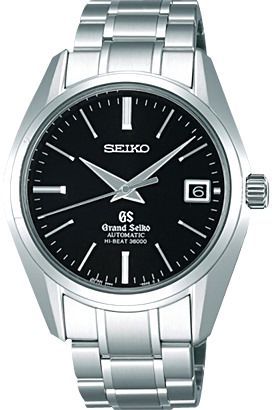 Seiko Grand  Black Dial 40 mm Automatic Watch For Men - 1