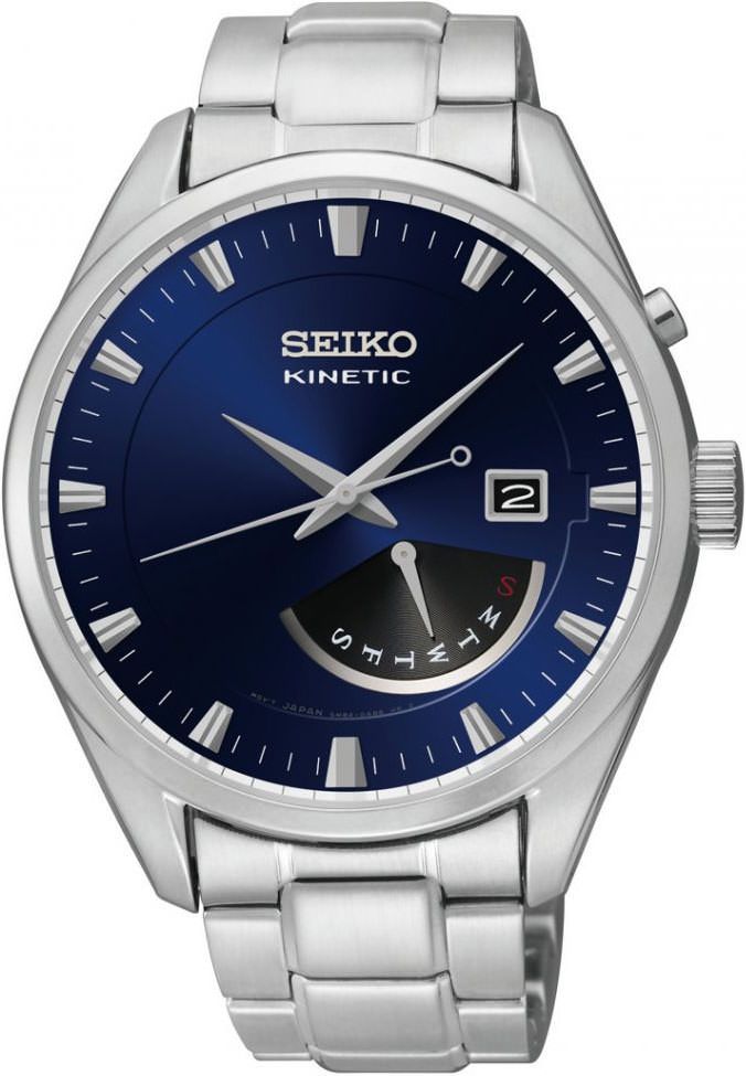 Seiko Kinetic  Blue Dial 42 mm Quartz Watch For Men - 1