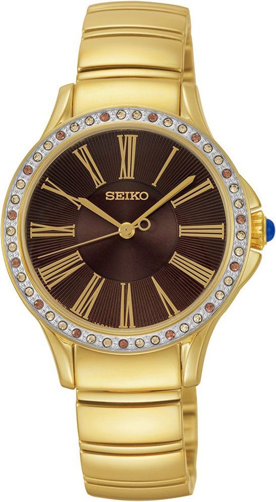 Seiko Dame  Brown Dial 30.1 mm Quartz Watch For Women - 1