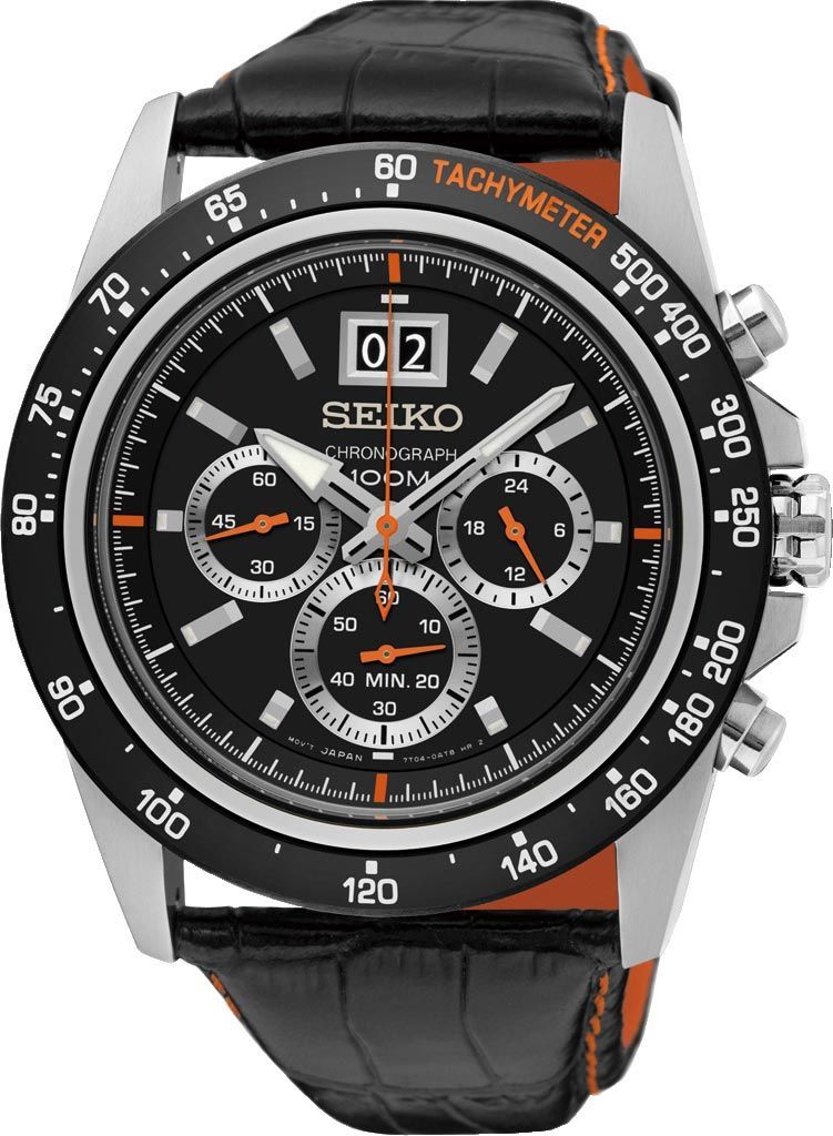 Seiko Lord  Black Dial 43.3 mm Quartz Watch For Men - 1