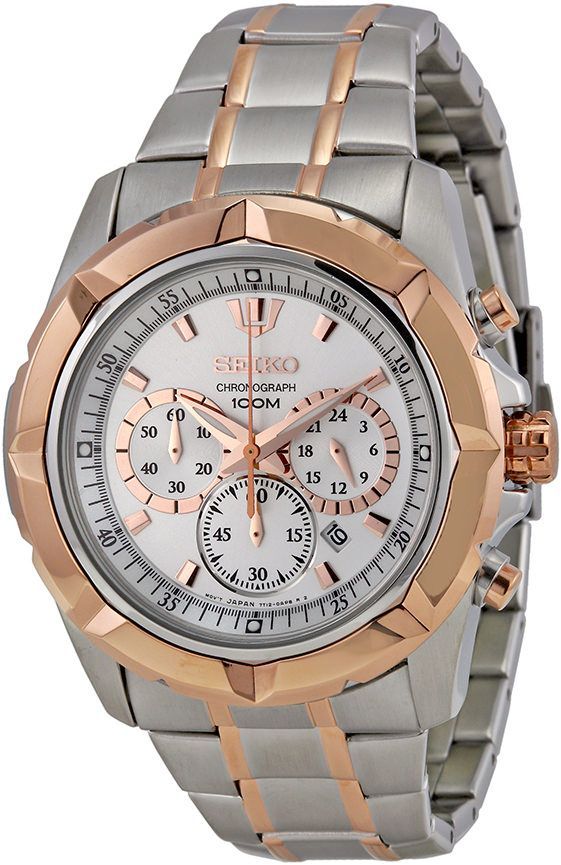 Seiko  45 mm Watch in Silver Dial For Men - 1