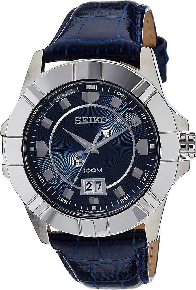 Seiko Lord  Blue Dial 43 mm Quartz Watch For Men - 1