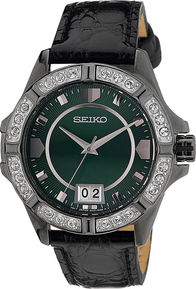Seiko Lord  Black Dial 37.4 mm Quartz Watch For Women - 1