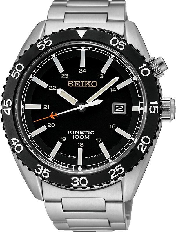 Seiko Sports  Black Dial 44 mm Quartz Watch For Men - 1