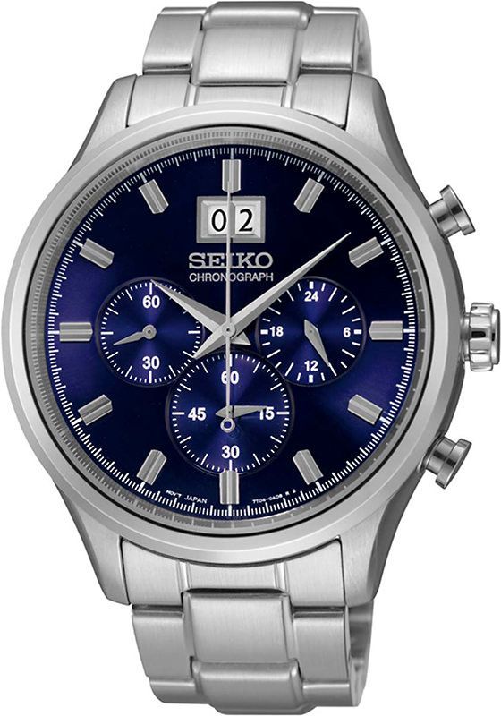 Seiko  46 mm Watch in Blue Dial For Men - 1