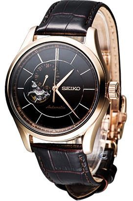 Seiko Mens  Black Dial 39 mm Automatic Watch For Men - 1