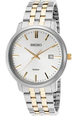 Seiko Mens  Silver Dial 42 mm Quartz Watch For Men - 1