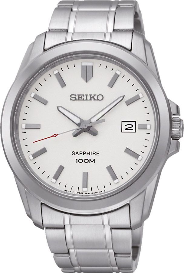 Seiko Neo Classic  Silver Dial 41 mm Quartz Watch For Men - 1