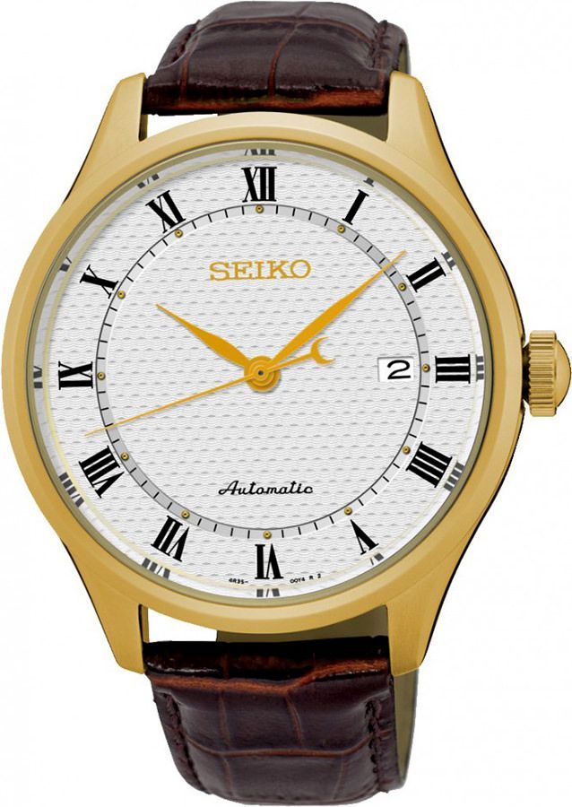 Seiko Neo Classic  White Dial 42 mm Automatic Watch For Men - 1