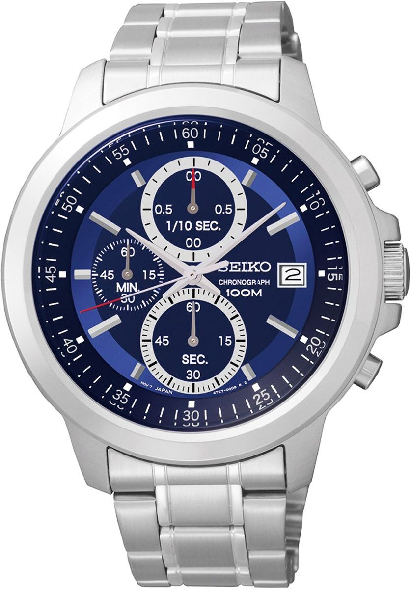 Seiko Neo Sports  Blue Dial 43 mm Quartz Watch For Men - 1