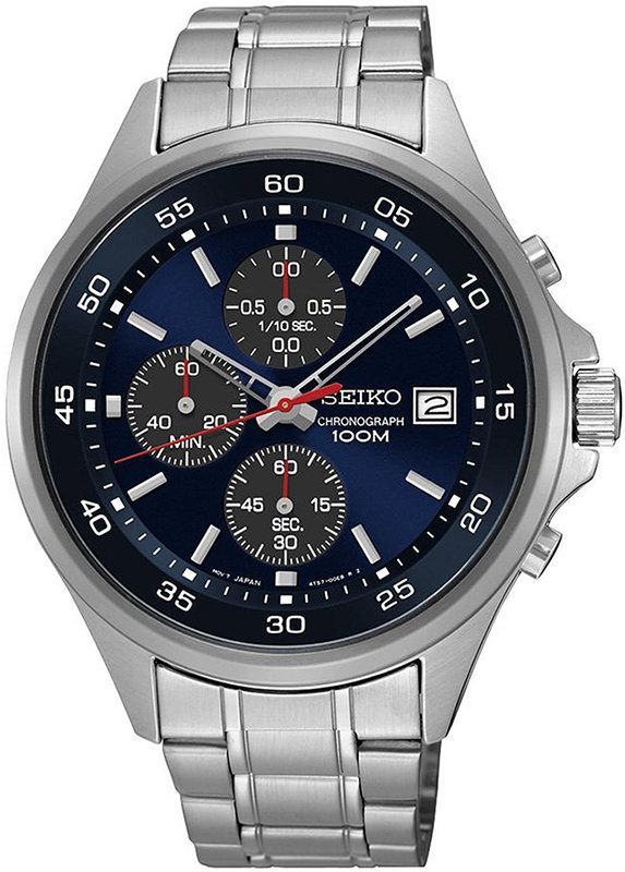 Seiko Neo Sports  Blue Dial 43 mm Quartz Watch For Men - 1