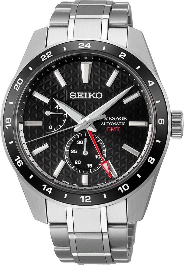 Seiko Presage Sharp Edged Series Black Dial 42.2 mm Automatic Watch For Men - 1