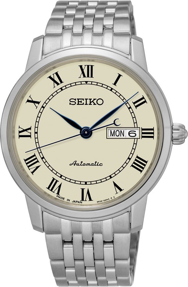 Seiko  39 mm Watch in Cream Dial For Men - 1