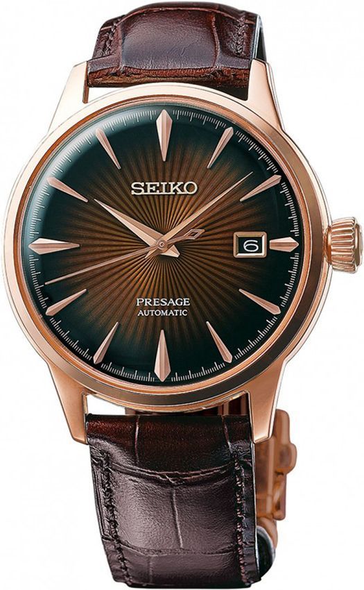 Seiko Presage Cocktail Time Brown Dial 40.5 mm Automatic Watch For Men - 1