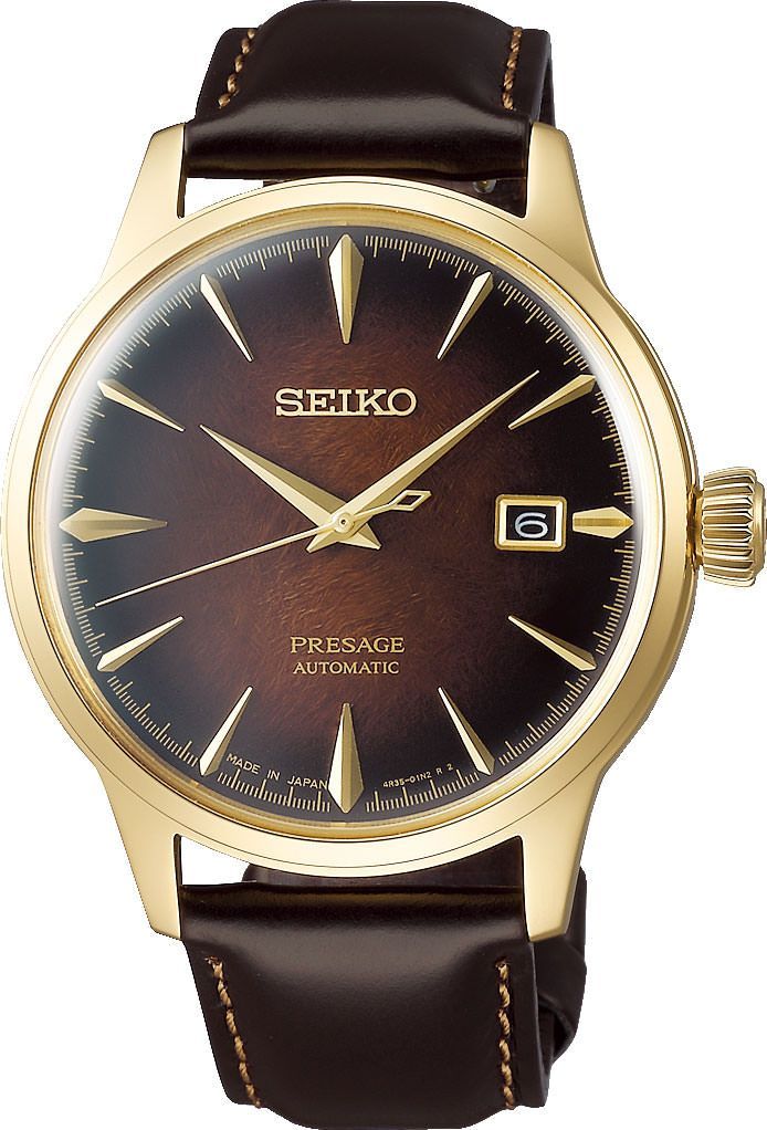 Seiko Presage 40.5 mm Watch in Brown Dial