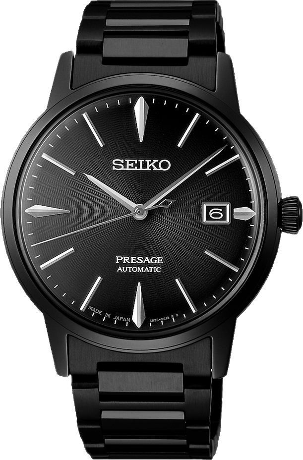 Seiko Presage Cocktail Time Black Dial 39.52 mm Automatic Watch For Men - 1