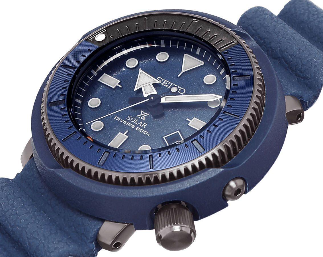 Seiko Prospex Street Series Blue Dial 46.2 mm Quartz Watch For Men - 3