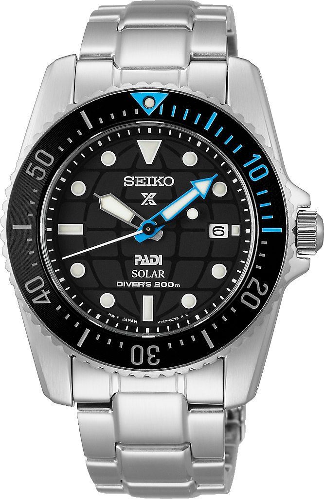 Seiko Prospex Sea Black Dial 38.5 mm Quartz Watch For Men - 1