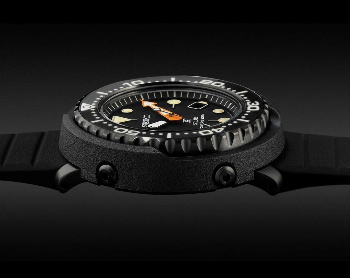 Seiko Prospex Sea Black Dial 46.7 mm Solar Powered Watch For Men - 4