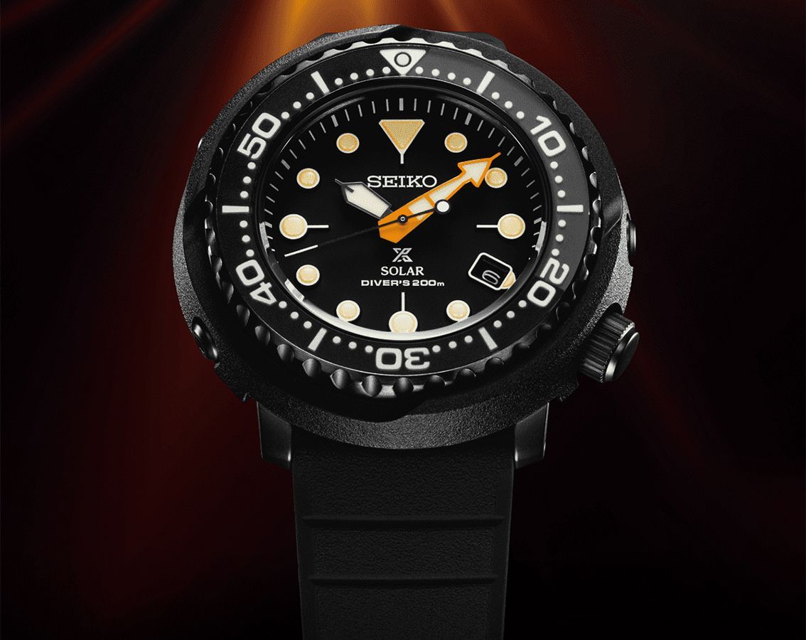 Seiko Prospex Sea Black Dial 46.7 mm Solar Powered Watch For Men - 6