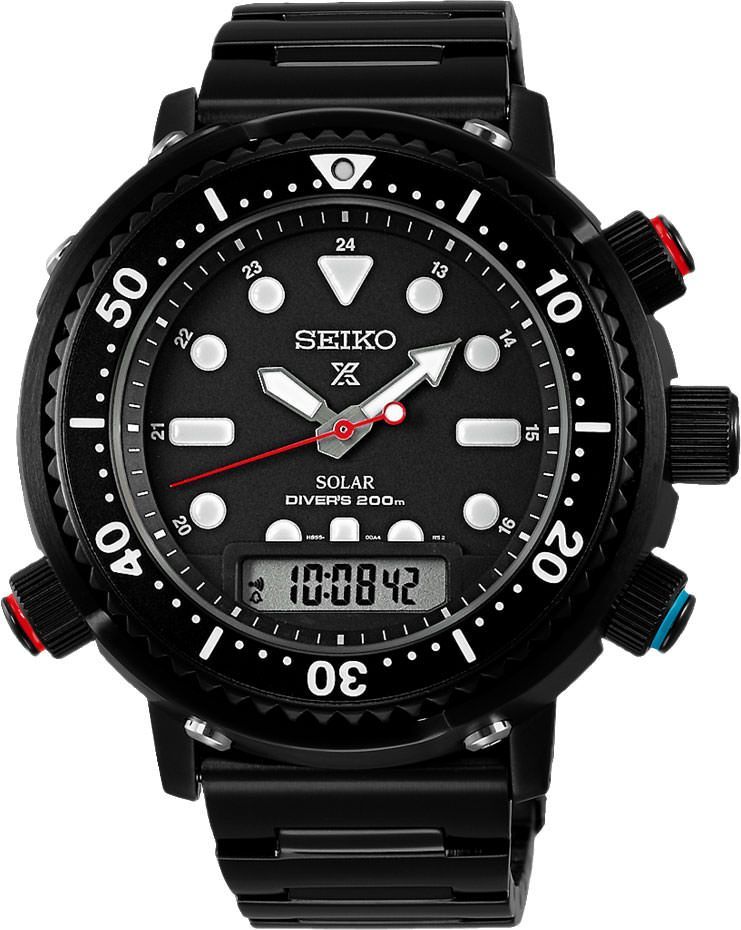 Seiko Prospex Sea Black Dial 46.9 mm Solar Powered Watch For Men - 1