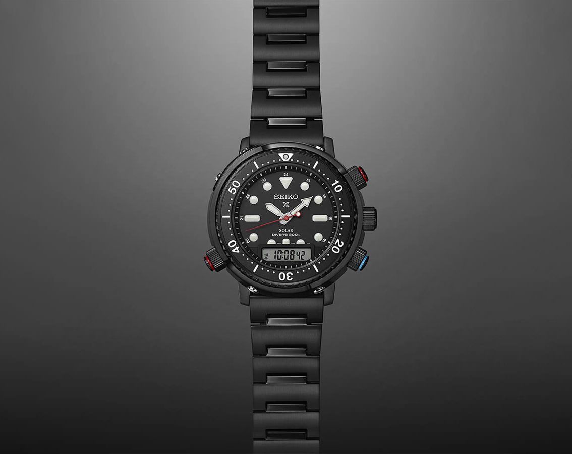 Seiko Prospex Sea Black Dial 46.9 mm Solar Powered Watch For Men - 2