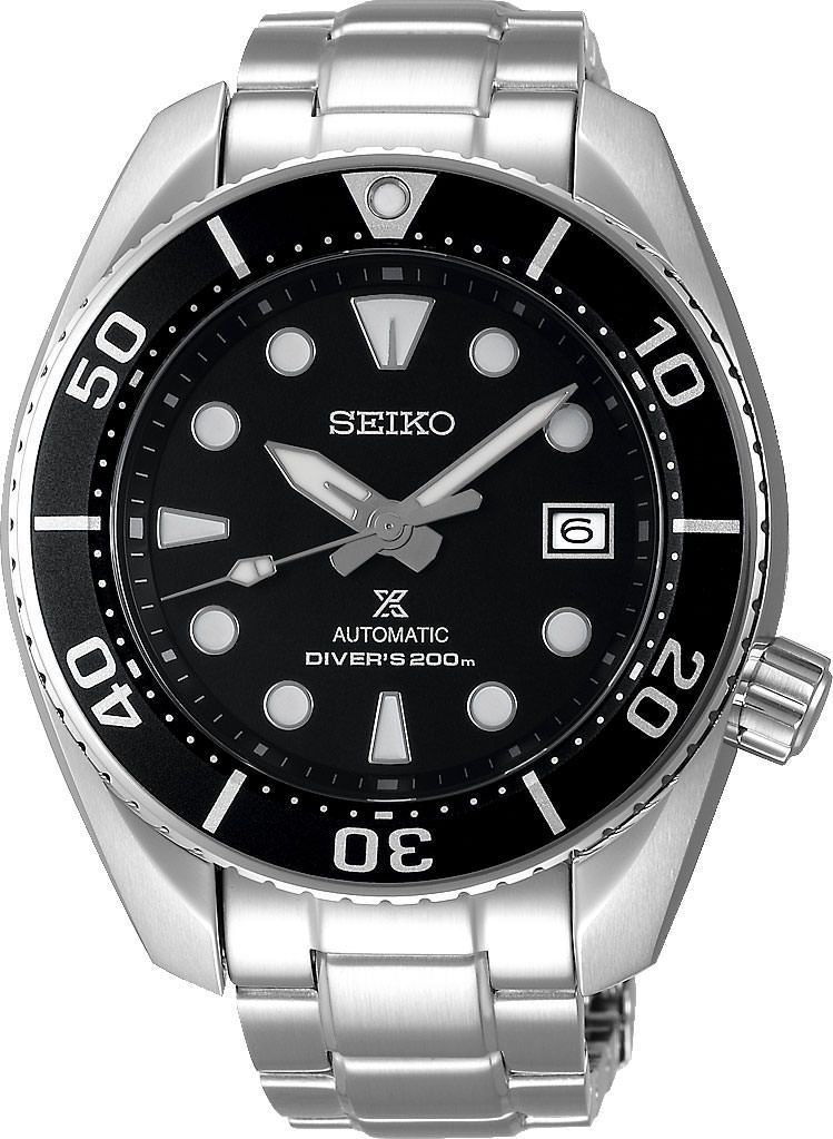 Seiko Prospex  Black Dial 45 mm Automatic Watch For Men - 1