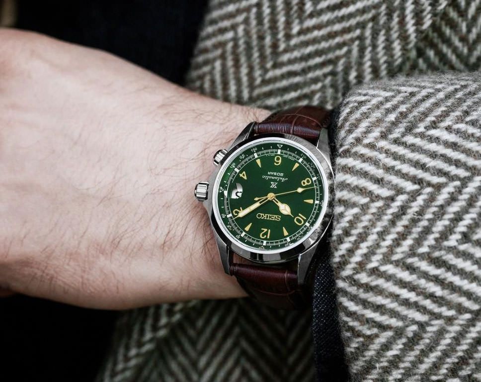 Seiko Land 39.5 mm Watch in Green Dial