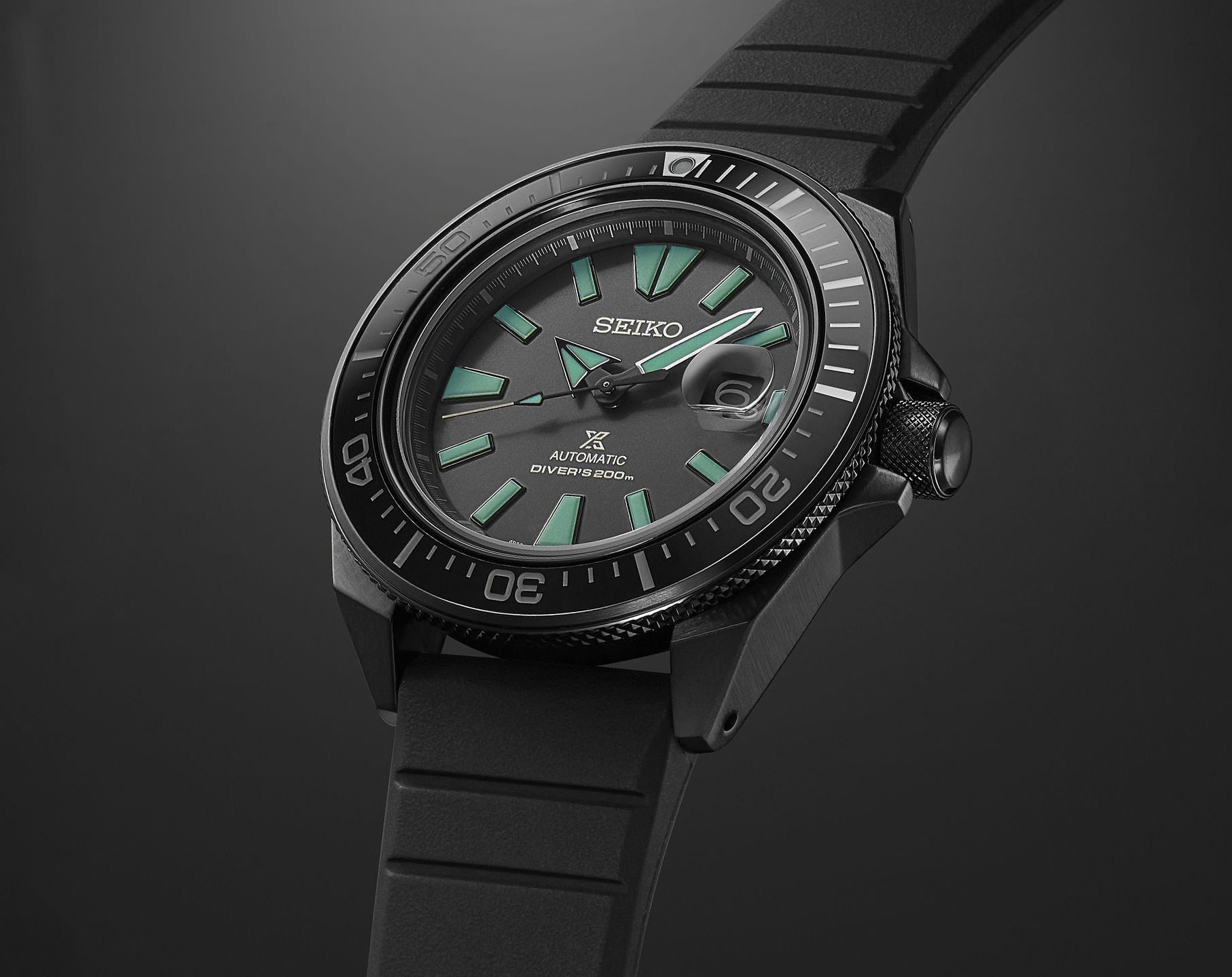 Seiko Sea 43.8 mm Watch in Black Dial