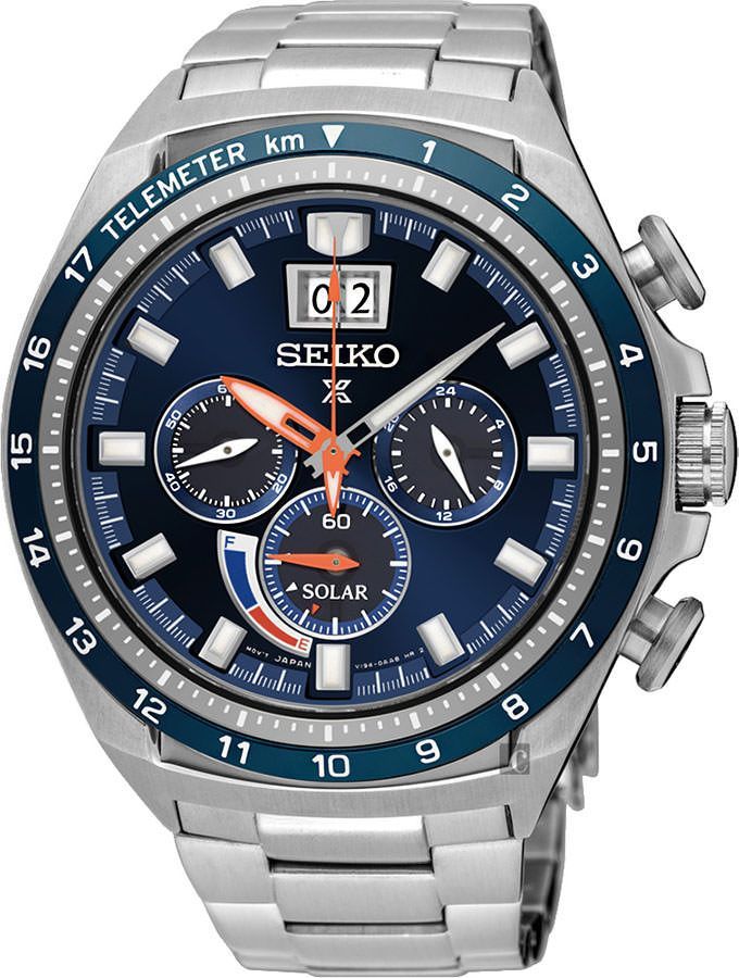 Seiko Prospex Sea Blue Dial 44.9 mm Quartz Watch For Men - 1