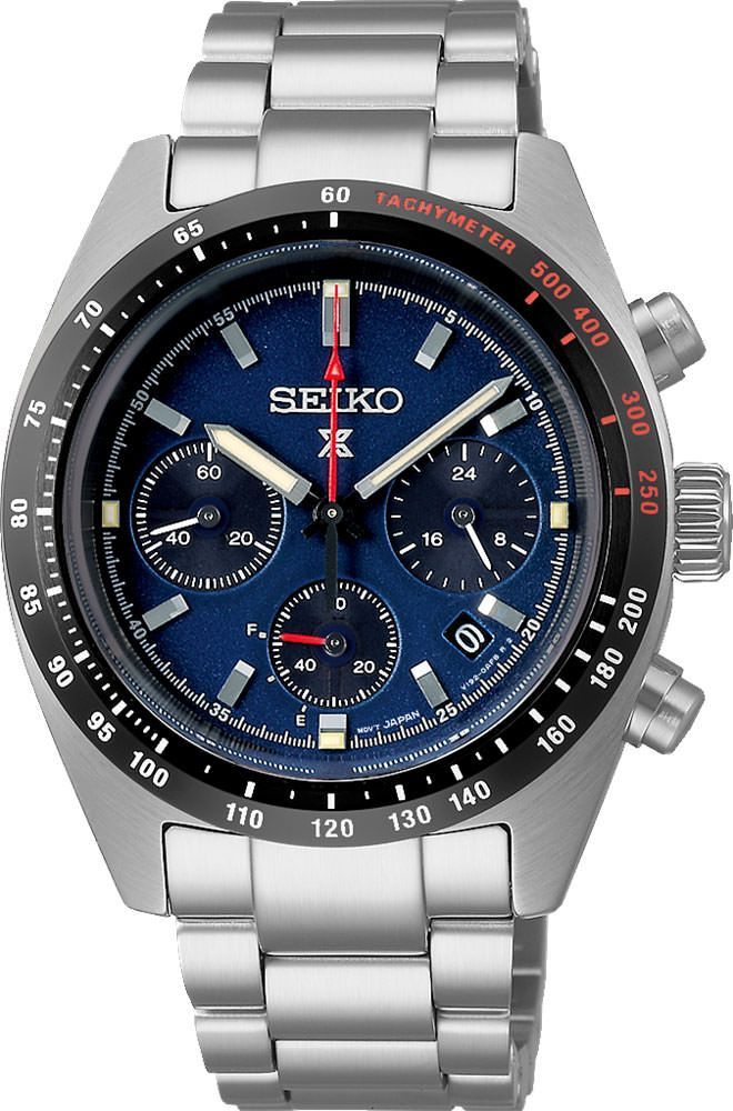 Seiko Prospex Speedtimer Blue Dial 39 mm Quartz Watch For Men - 1