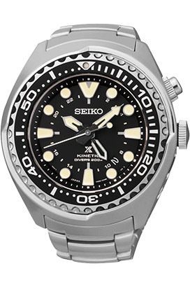 Seiko Prospex  Black Dial 48 mm Quartz Watch For Men - 1
