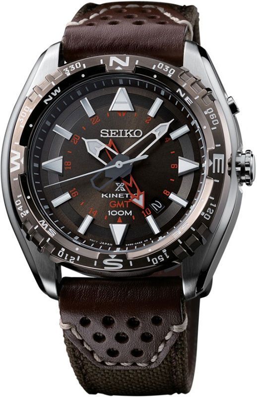Seiko Prospex  Brown Dial 45.6 mm Quartz Watch For Men - 1