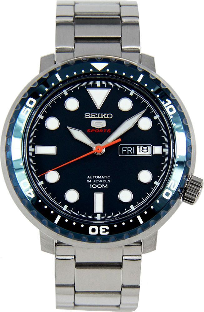 Seiko Seiko 5  Blue Dial 45 mm Automatic Watch For Men - 1