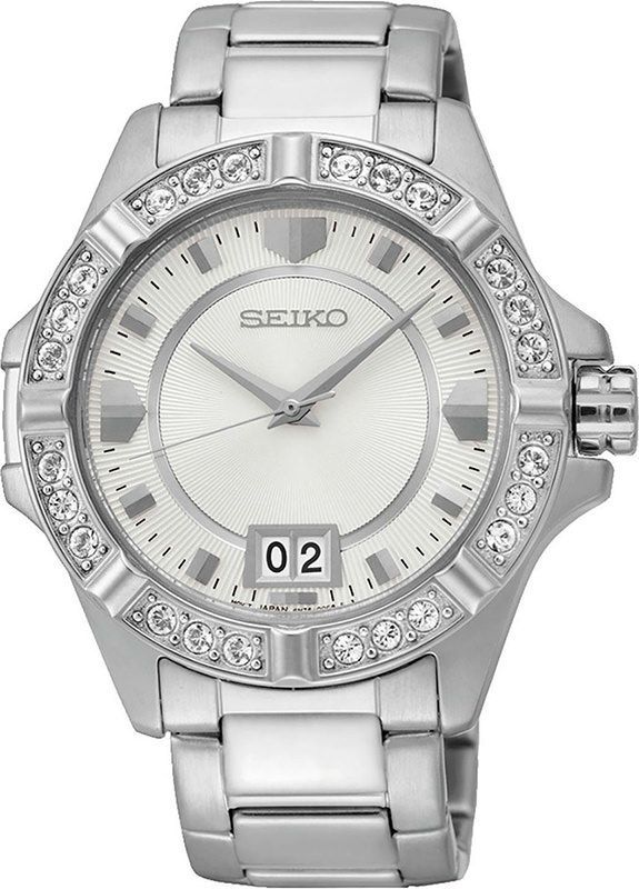 Seiko Lord  Silver Dial 37 mm Quartz Watch For Women - 1