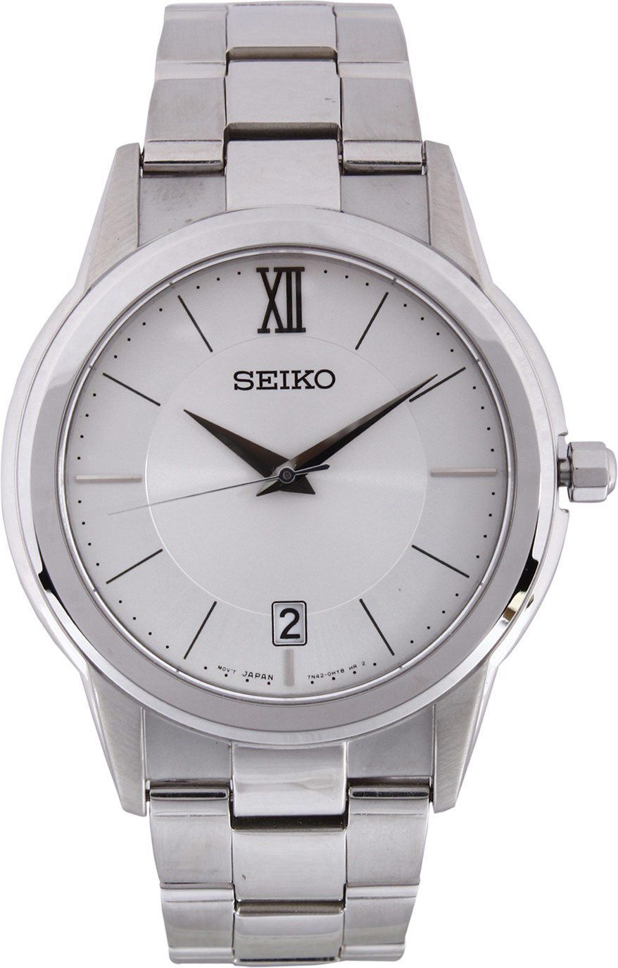 Seiko Dress  Silver Dial 37 mm Quartz Watch For Men - 1