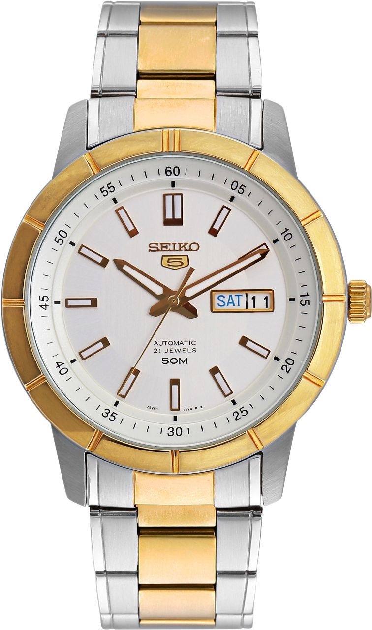 Seiko Seiko 5  White Dial 43 mm Automatic Watch For Men - 1