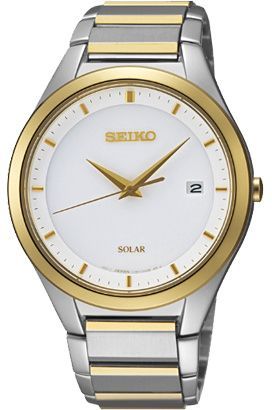 Seiko  39 mm Watch in White Dial For Men - 1