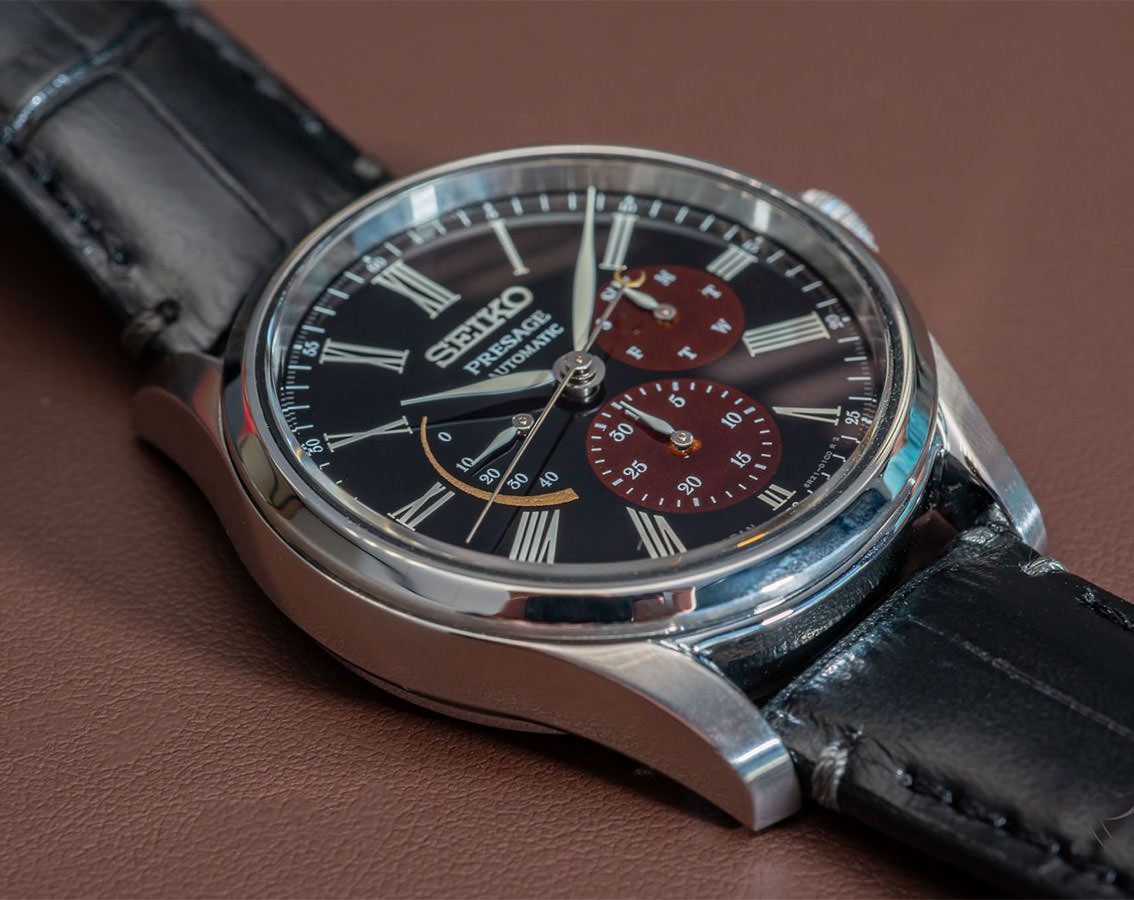 Seiko Craftsmanship Series 40.5 mm Watch in Black Dial For Men - 5