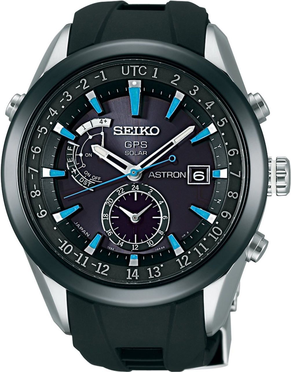 Seiko Astron  Black Dial 47 mm Quartz Watch For Men - 1