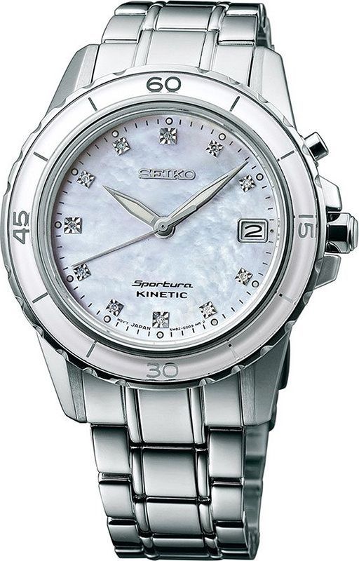 Seiko Sportura  MOP Dial 37.2 mm Quartz Watch For Women - 1