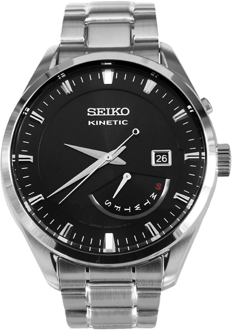 Seiko Dress  Black Dial 42 mm Quartz Watch For Men - 1