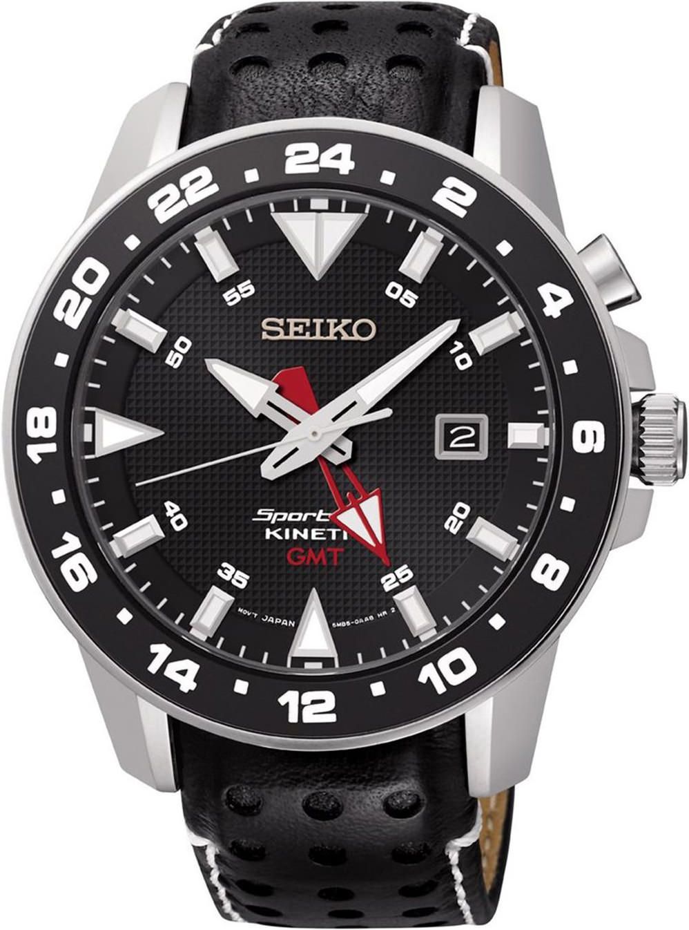 Seiko Sportura  Black Dial 44 mm Quartz Watch For Men - 1