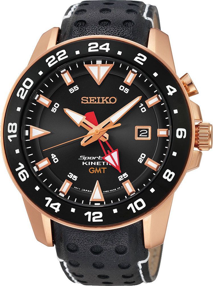 Seiko Sportura  Black Dial 45 mm Quartz Watch For Men - 1